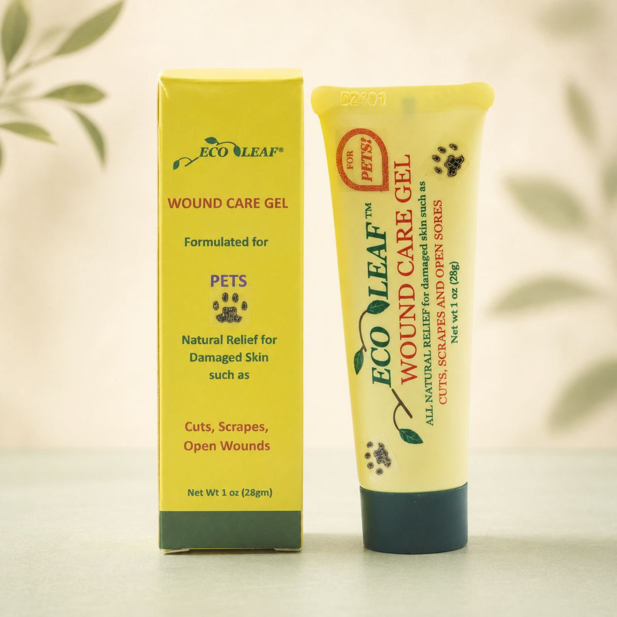 ECOLEAF Wound Care Gel for Dogs & Cats