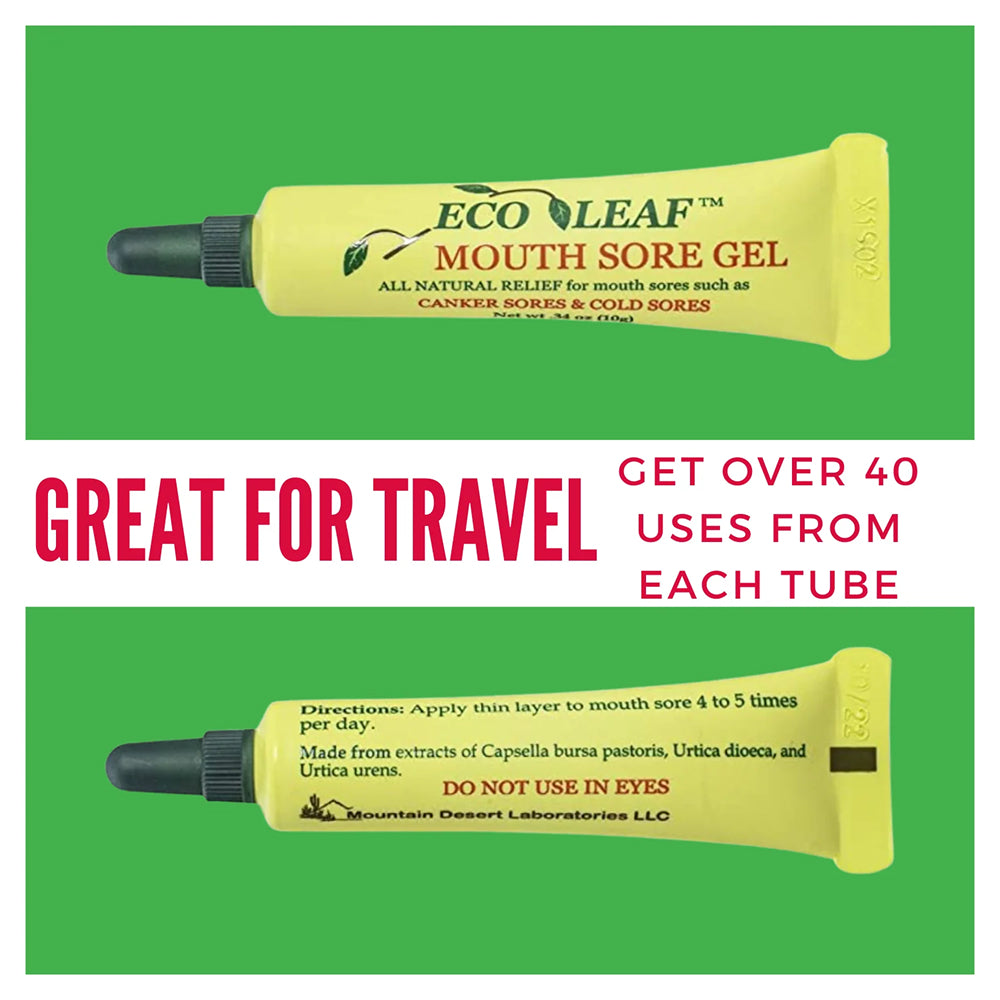 Mouth Sore (Liquid) Gel / Cold Sore and  Canker Sore Gel Relief