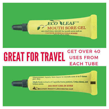 Mouth Sore (Liquid) Gel / Cold Sore and  Canker Sore Gel Relief