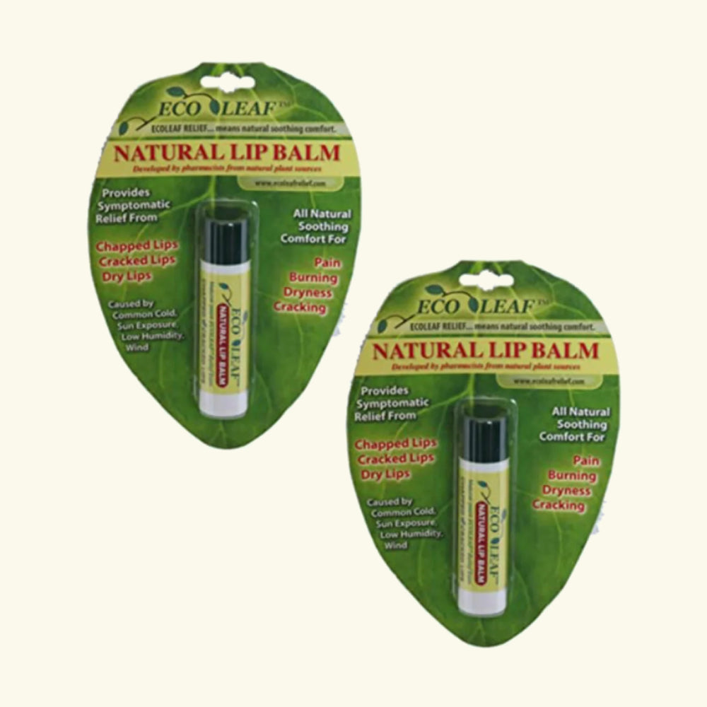 ECOLEAF Natural Lip Balm for Dry & Chapped Lips