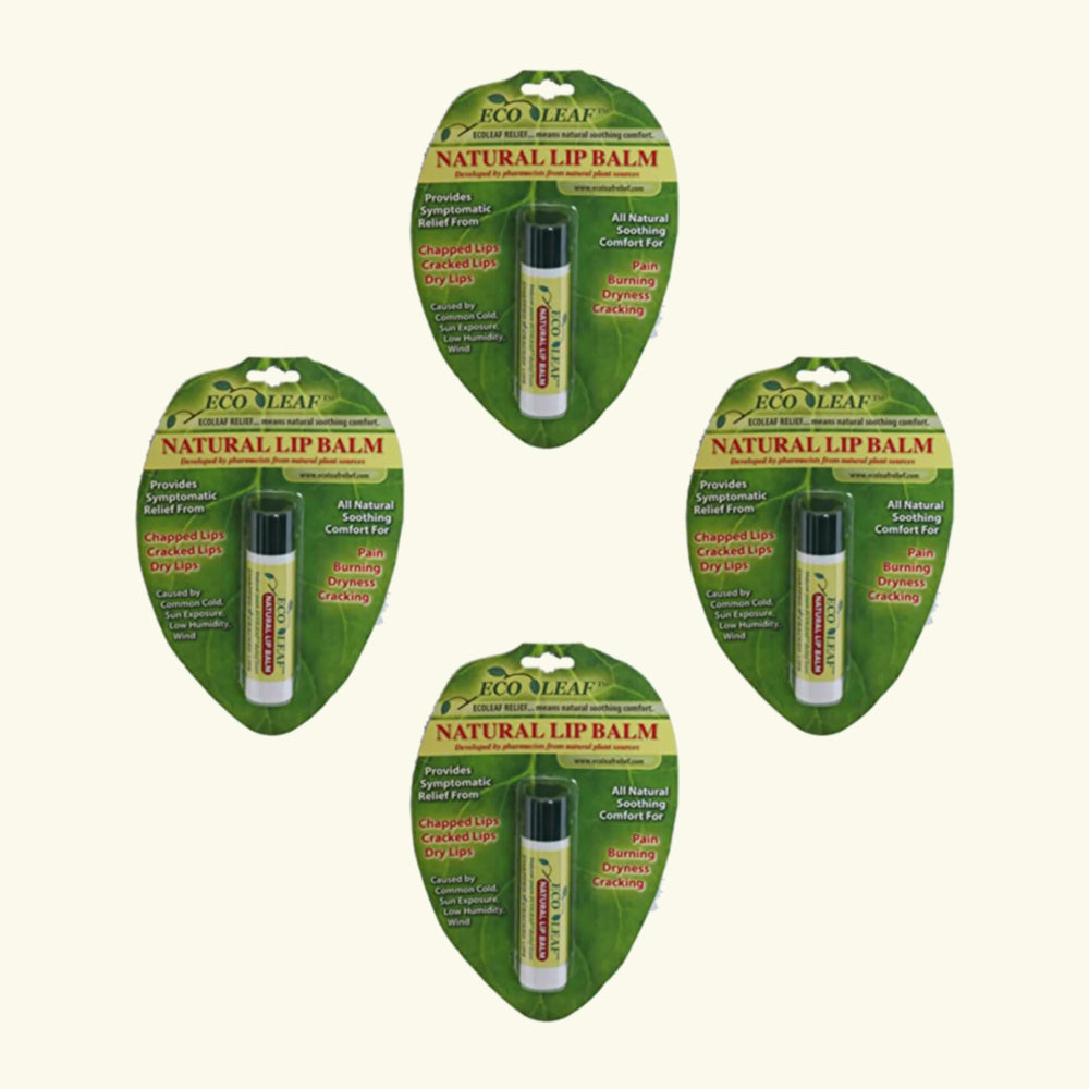 ECOLEAF Natural Lip Balm for Dry & Chapped Lips